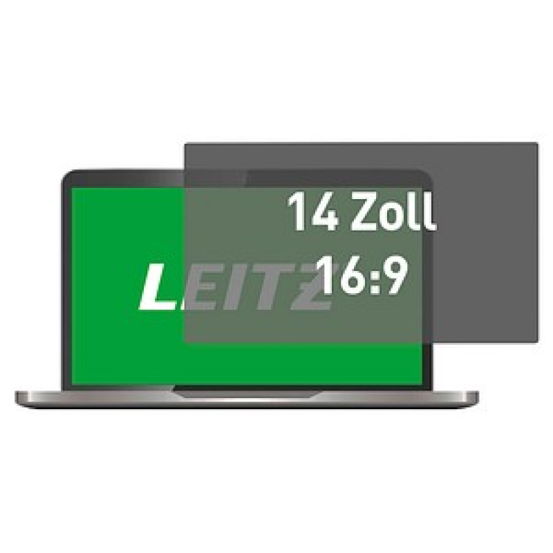 LEITZ Display-Blickschutzfolie für 35,6 cm (14,0 Zoll) – Bild 1 von 6