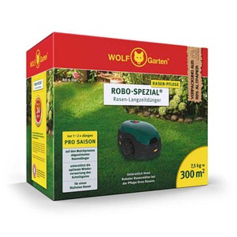 WOLF-Garten® ROBO-Spezial RO-S 300 Rasendünger 7,5 kg – Bild 1 von 7