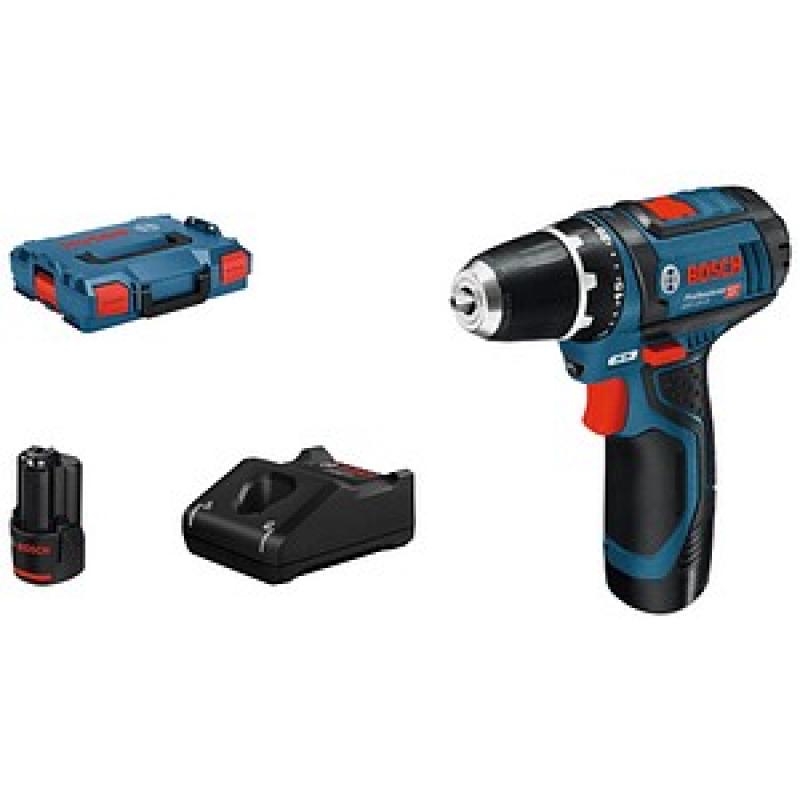 BOSCH Professional GSR 12V-15 Akku-Bohrschrauber-Set 12,0 V, mit 2 Akkus – Bild 1 von 7