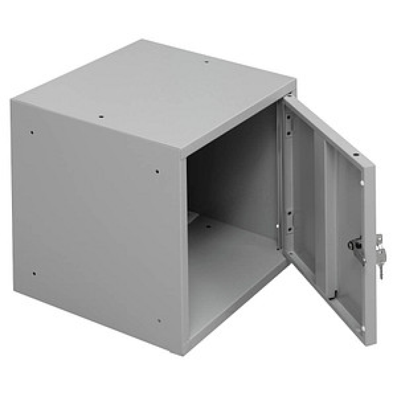 Gürkan Schließfachschrank lichtgrau 106997, 1 Schließfach 38,0 x 38,0 x 38,0 cm – Bild 1 von 4