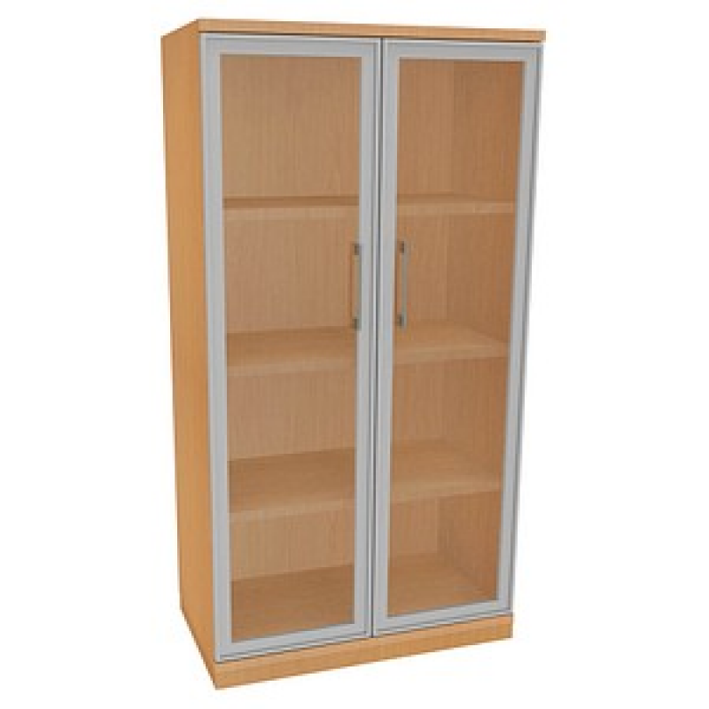 fm Aktenschrank Oldenburg, 4260429767960 buche, Acrylglas klar 3 Fachböden 80,0 x 44,2 x 151,7 cm – Bild 1 von 2