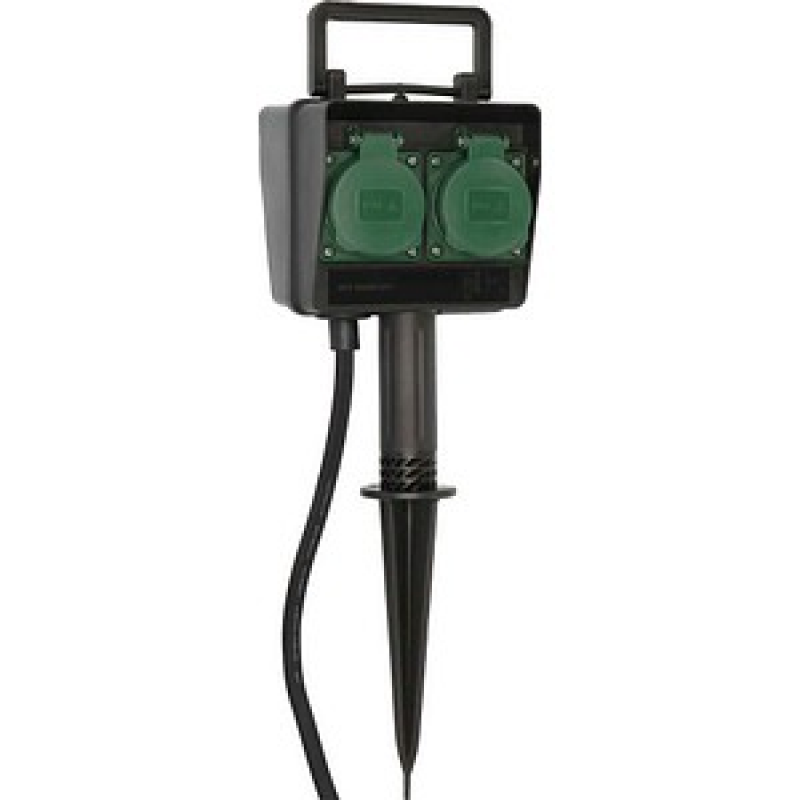 brennenstuhl 4-fach Gartensteckdose 1,4 m schwarz – Bild 1 von 7