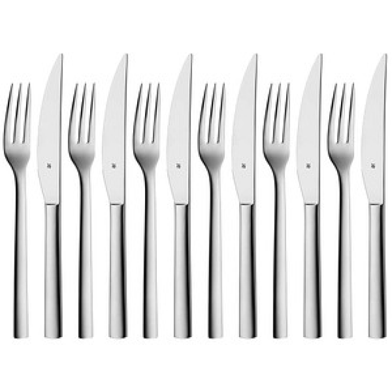WMF Steakbesteck Nuova silber glänzend, 12 St.