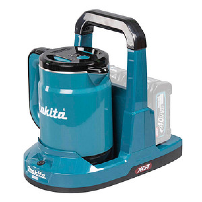 AKTION: makita Akku-Wasserkocher KT001GZ 40,0 V blau 0,8 l mit Prämie nach Registrierung – Bild 1 von 11