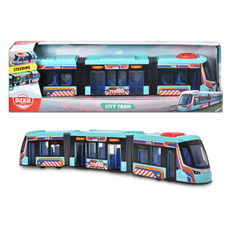 DICKIE Siemens City Tram Straßenbahn 203747016 Spielzeugeisenbahnen – Bild 1 von 4