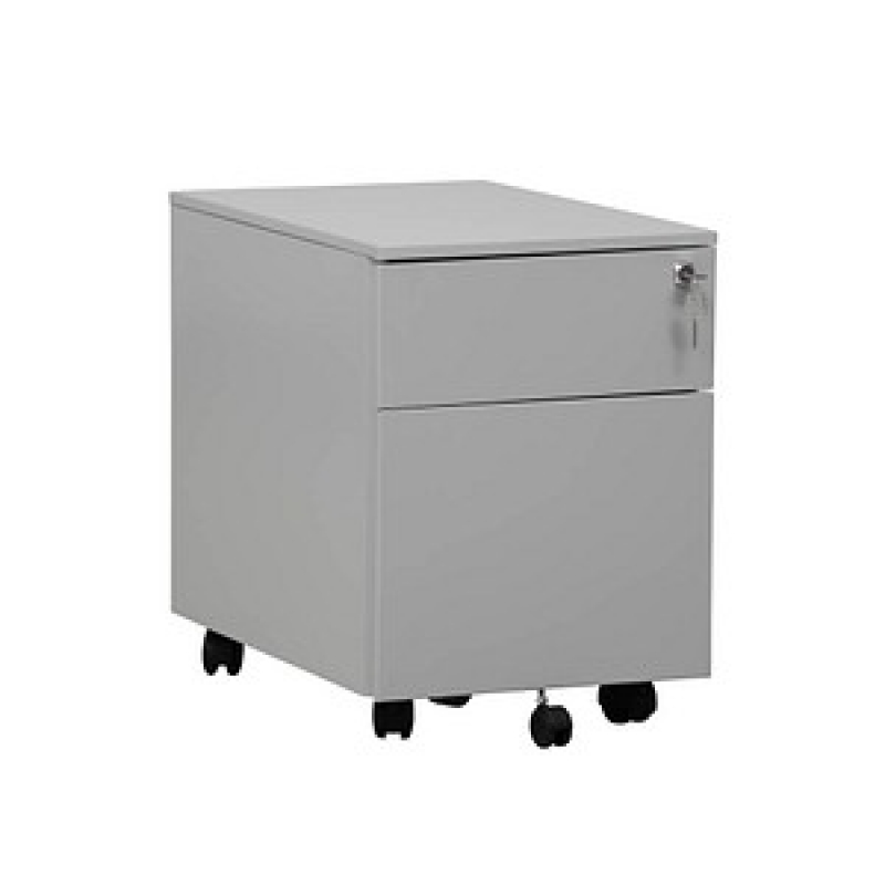 Gürkan Rollcontainer lichtgrau 2 Auszüge 39,0 x 59,0 x 55,0 cm – Bild 1 von 4
