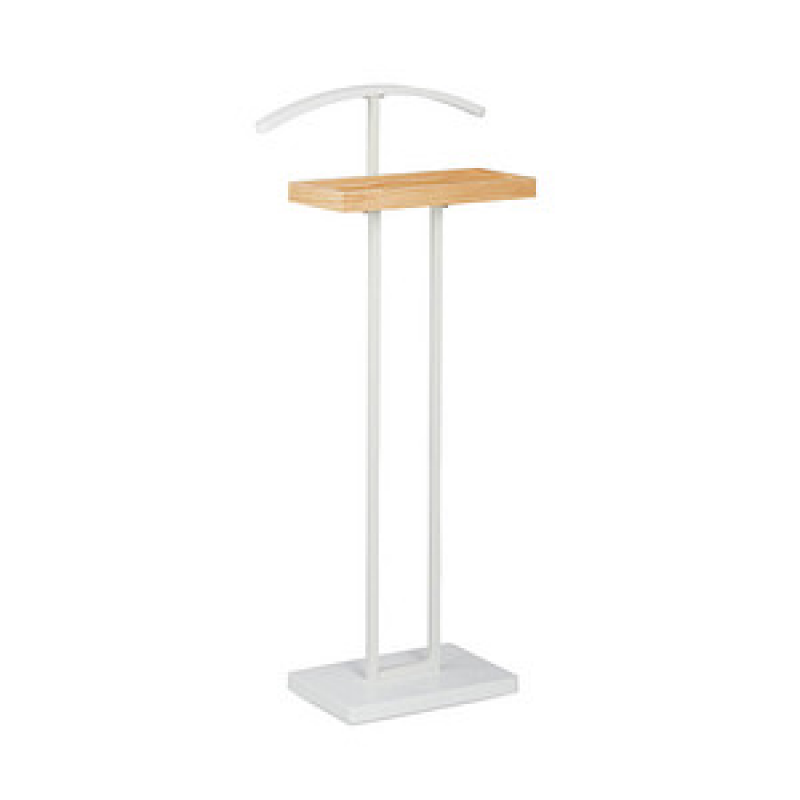 relaxdays Herrendiener weiß Holz 46,0 x 102,0 cm, 1 St. – Bild 1 von 8