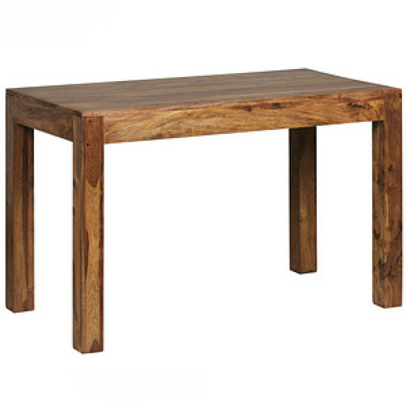 WOHNLING Esstisch sheesham rechteckig, 4-Fuß-Gestell sheesham, 120,0 x 60,0 x 76,0 cm – Bild 1 von 7