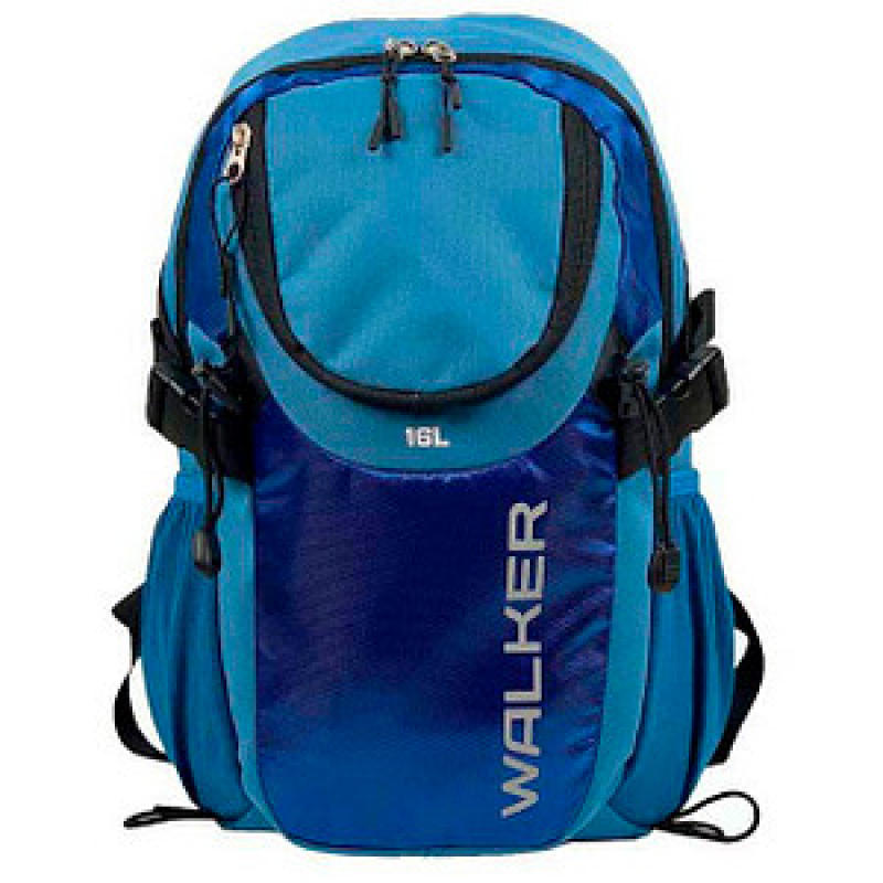 Walker Schulrucksack Flow Kunstfaser blau – Bild 1 von 3