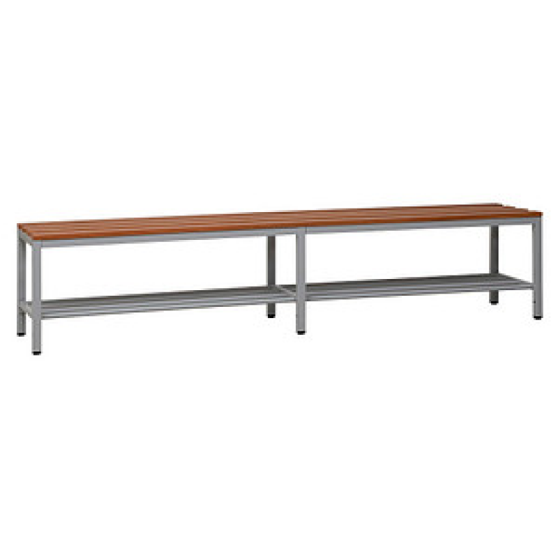 Gürkan Schuhbank 107232 grau, buche Holz 200,0 cm – Bild 1 von 4