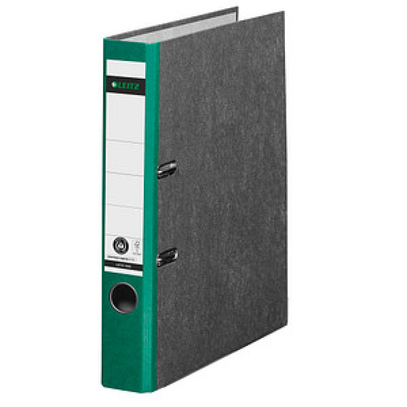 LEITZ 1050 Ordner grün marmoriert Karton 5,2 cm DIN A4, 1 St. – Bild 1 von 10