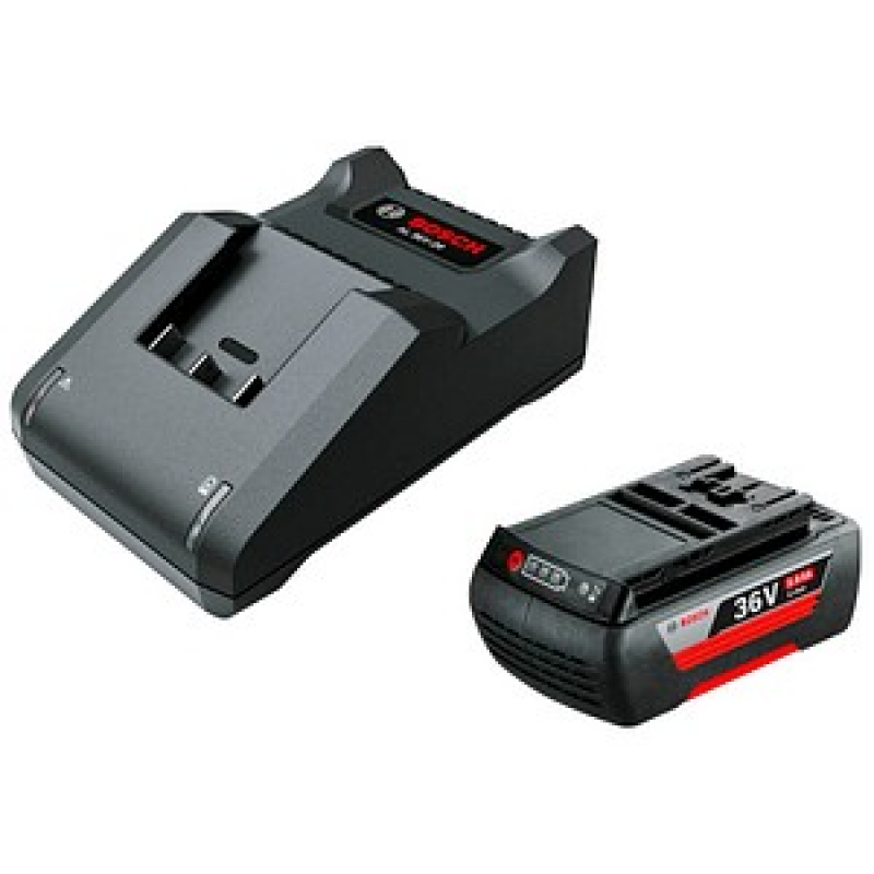 BOSCH Home & Garden Werkzeugakkus mit Ladegerät Starter-Set 36V Li-Ion 2,0 Ah – Bild 1 von 4