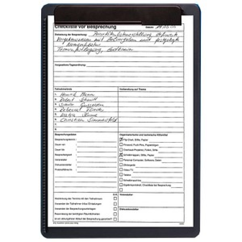 MAUL Klemmbrett MAULgo uni 2325190 DIN A4 schwarz Kunststoff, 1 St. – Bild 1 von 2