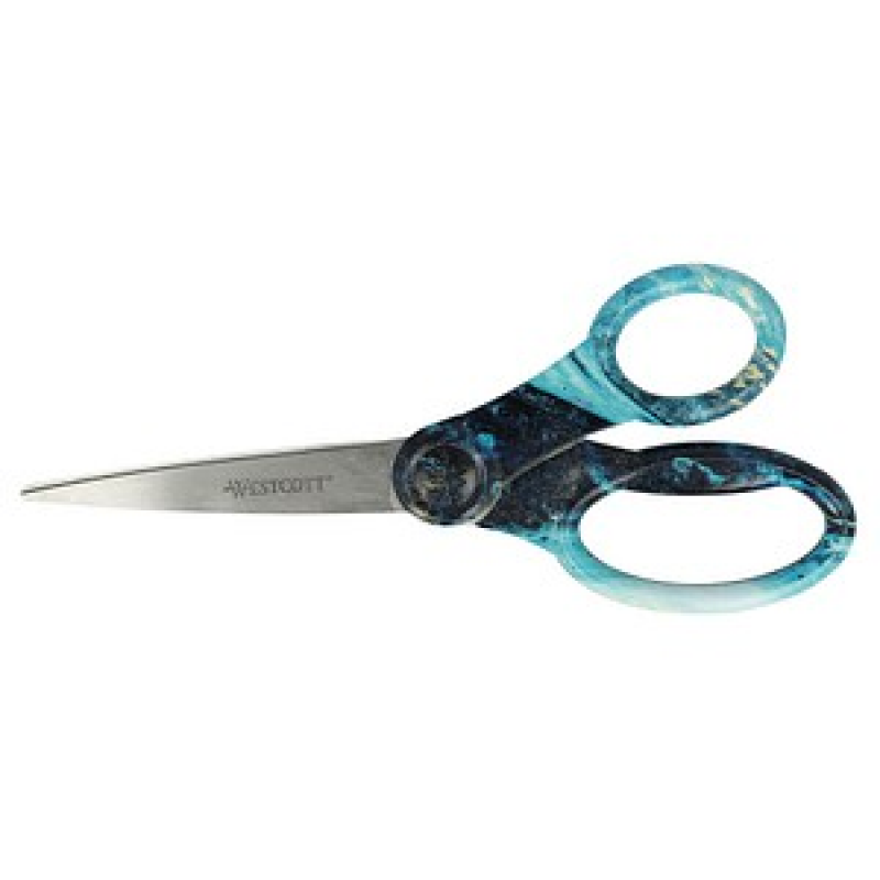 WESTCOTT Papierschere Trendsetter türkis 20,4 cm – Bild 1 von 2