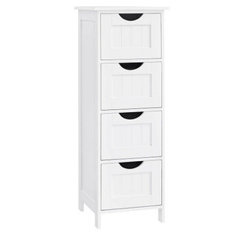 VASAGLE Badschrank LHC40W weiß 30,0 x 28,5 x 82,0 cm – Bild 1 von 7