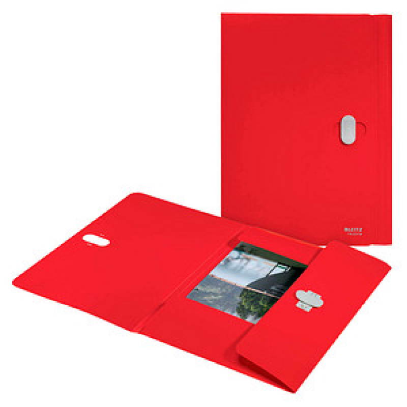 LEITZ Sammelmappe recycle 4622 DIN A4 rot, 1 St. – Bild 1 von 4