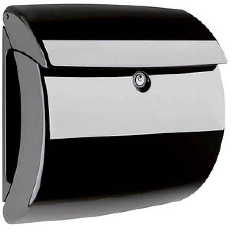BURG WÄCHTER Briefkasten Piano 35620 schwarz – Bild 1 von 3