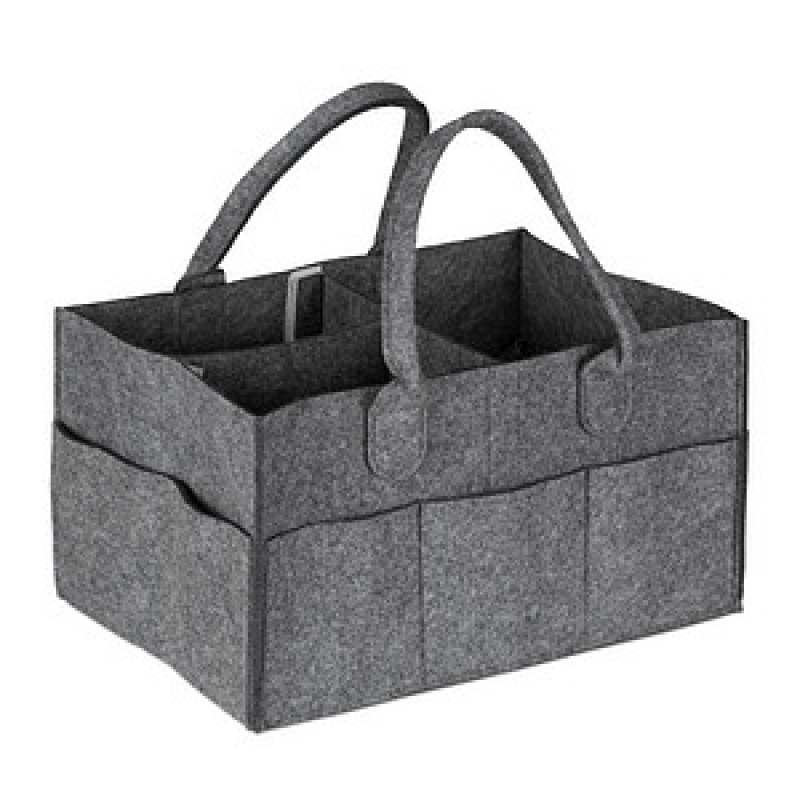 relaxdays Wickeltasche grau – Bild 1 von 10