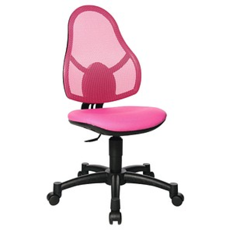 Topstar Kinderdrehstuhl Open Art® Junior, 71430S04 Stoff rosa, Gestell schwarz – Bild 1 von 4