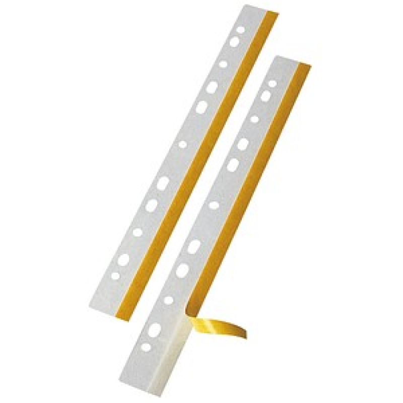 VELOFLEX Heftstreifen, selbstklebend HEFTFIX® DIN A4 transparent Kunststoff, 50 St. – Bild 1 von 2