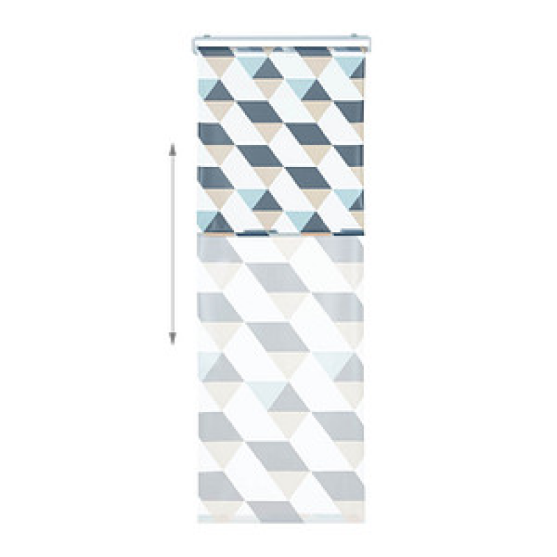 relaxdays Duschrollo Dreiecke 80,0 x 240,0 cm – Bild 1 von 10
