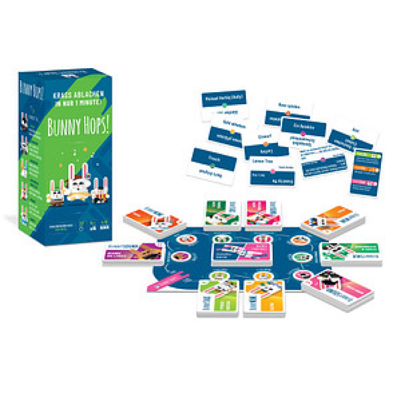 HUCH! Bunny Hops ! Kartenspiel, 1 St. – Bild 1 von 3