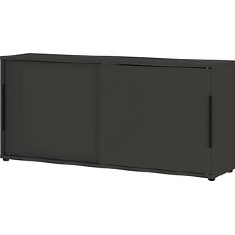 GERMANIA Schiebetürenschrank Mailand, 4373-547 grafit 2 Fachböden 160,0 x 40,0 x 74,0 cm – Bild 1 von 10