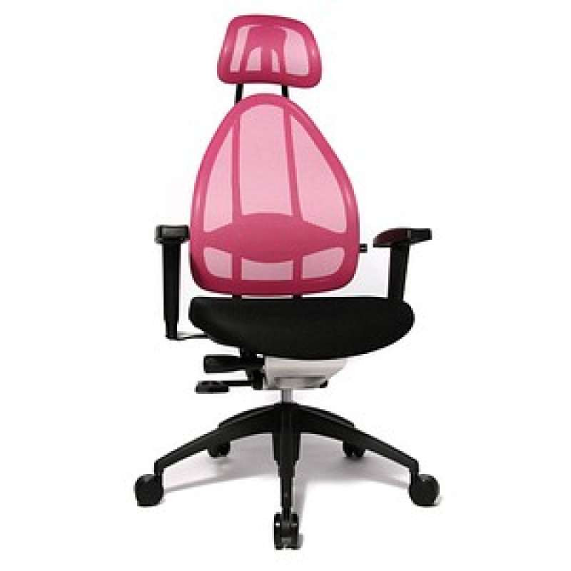 Topstar Bürostuhl Open Art® 2010, OPA0T BG10 Stoff rosa, Gestell schwarz – Bild 1 von 4