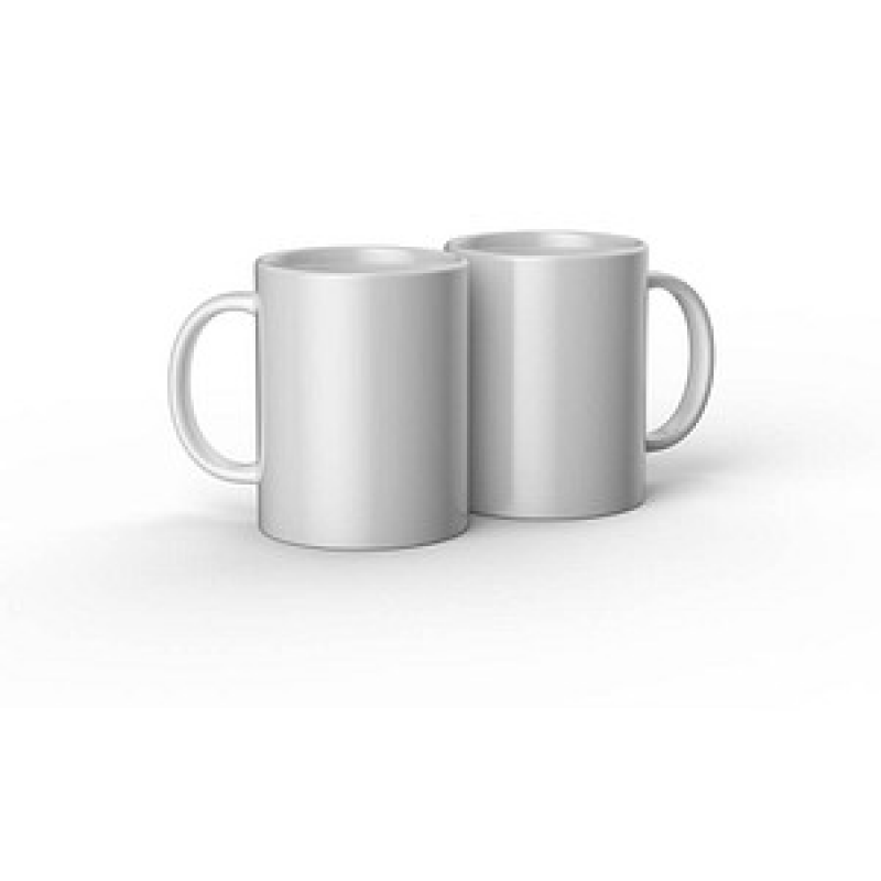 cricut™ 425 ml/15 oz. Keramiktassen für Tassenpresse weiß, 2 St. – Bild 1 von 4