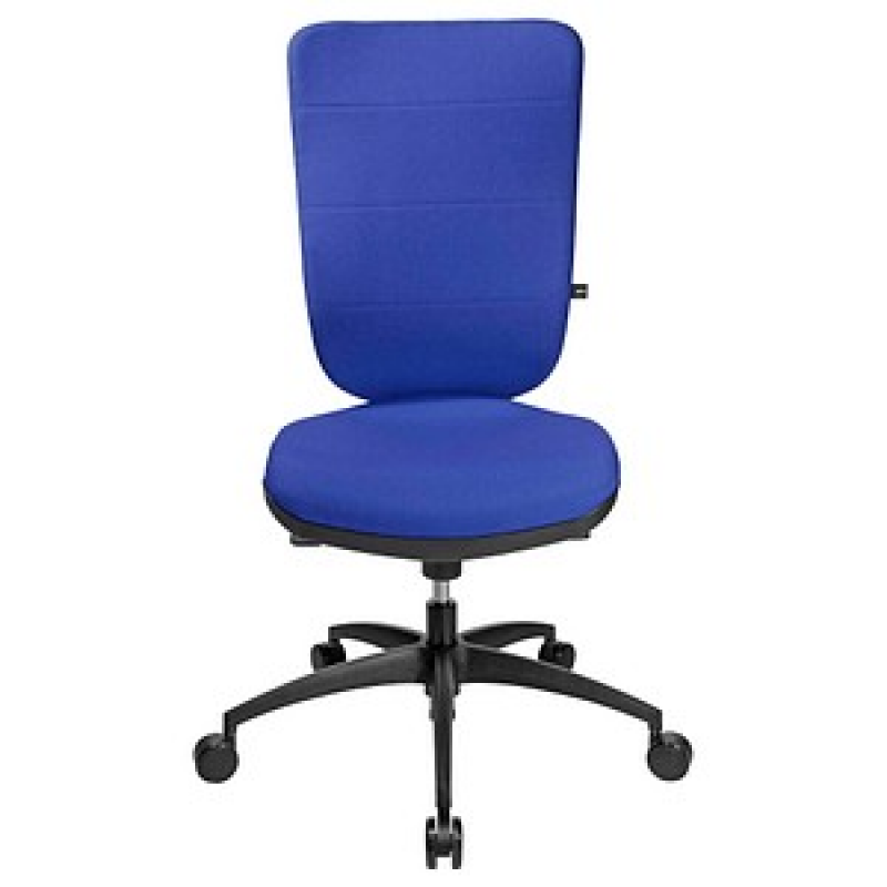 Topstar Bürostuhl Soft Pro 100, NN400 T38 Stoff blau, Gestell schwarz – Bild 1 von 7