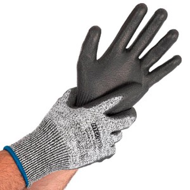 HYGOSTAR unisex Schnittschutzhandschuhe Cut Safe grau Größe 10, 10 Paar – Bild 1 von 4