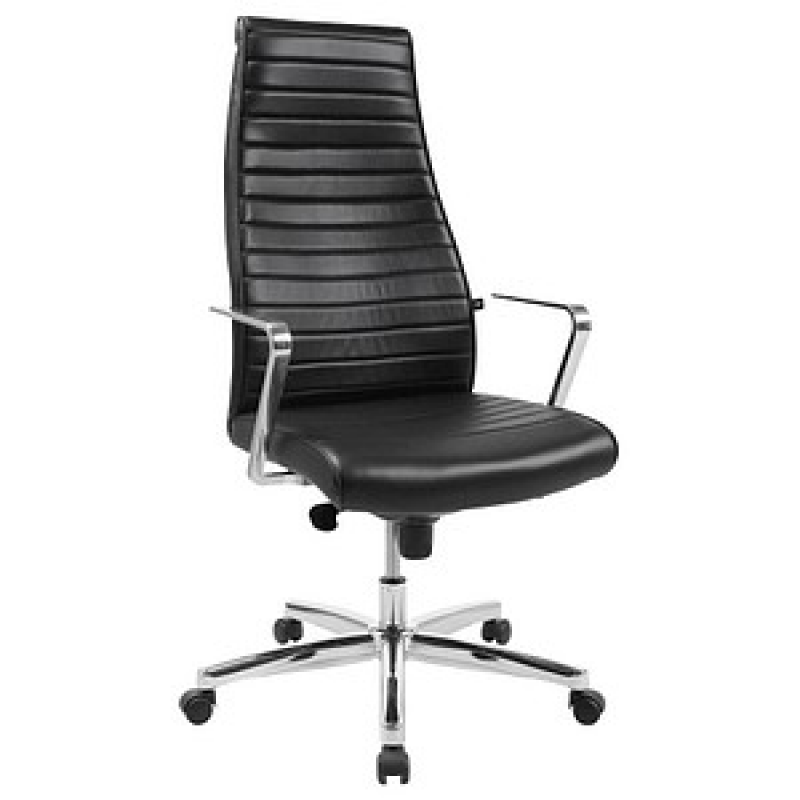 Topstar Chefsessel Chairman X, 9089R A80 Leder schwarz, Gestell chrom – Bild 1 von 5