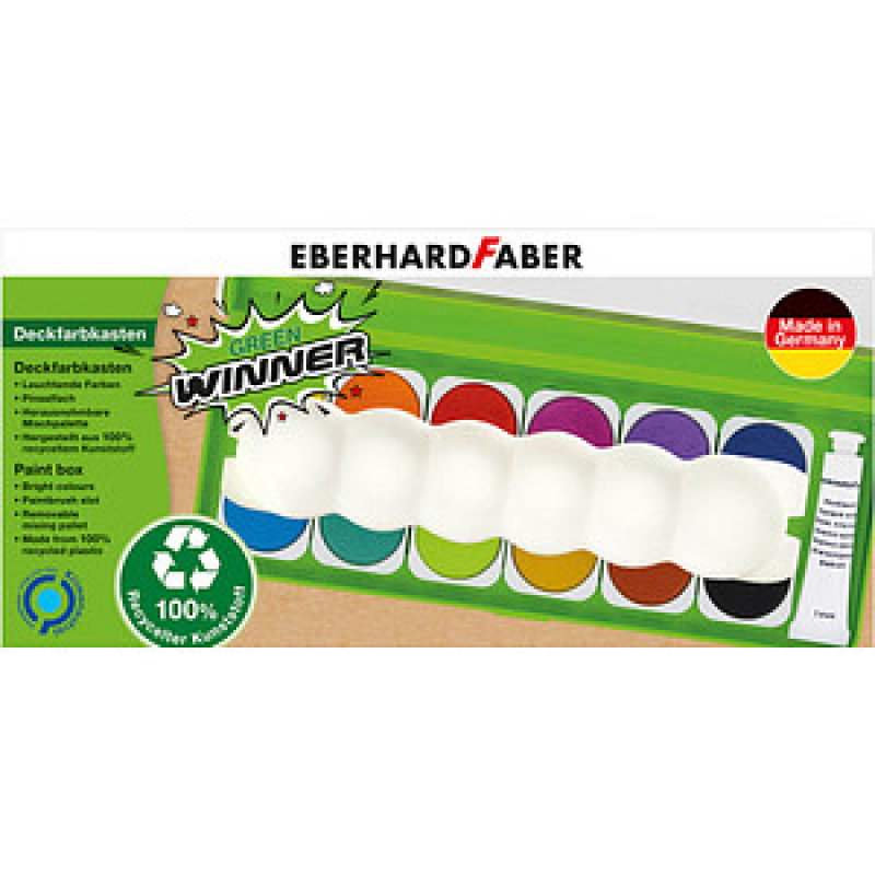 EBERHARD FABER Green Winner Wasserfarbkasten 12 Farben – Bild 1 von 4