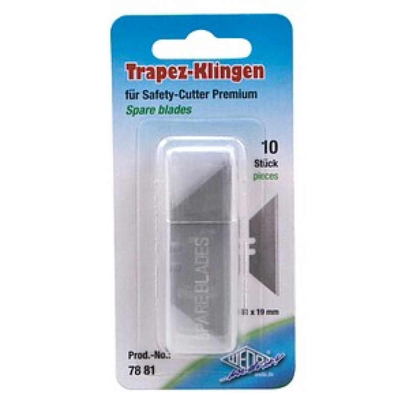 WEDO Cuttermesser-Klingen silber 19,0 mm, 10 St. – Bild 1 von 2