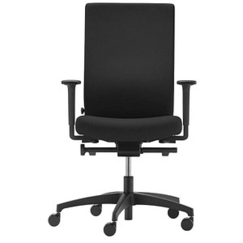 Dauphin Bürostuhl @Just evo operator, AJ 4876_SLP Stoff schwarz, Gestell schwarz – Bild 1 von 2