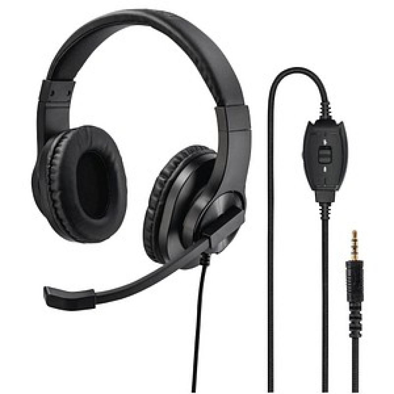 hama HS-P350 Headset schwarz – Bild 1 von 7