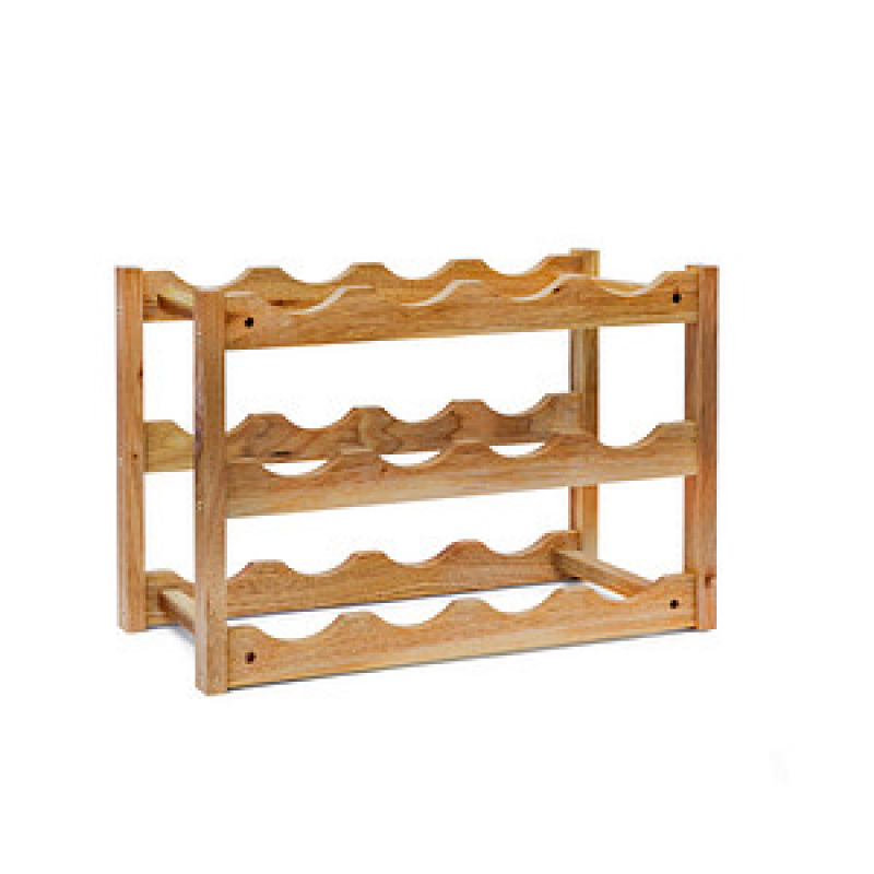 relaxdays Weinregal braun 42,0 x 21,0 x 28,0 cm, 1 St. – Bild 1 von 6