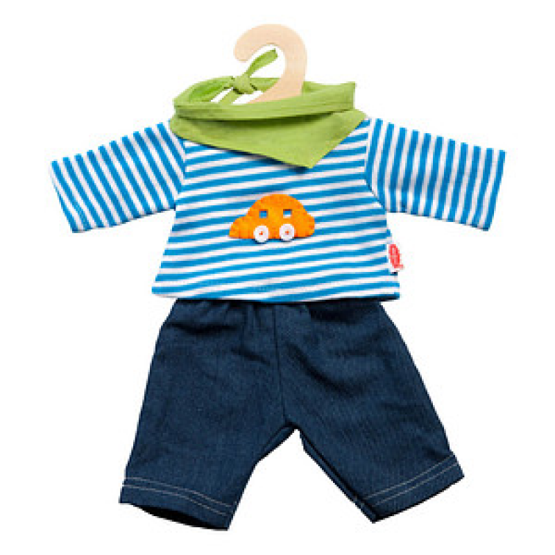 Heless® Jeans mit Streifenshirt Puppenzubehör – Bild 1 von 3
