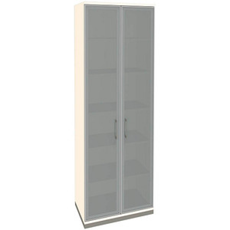 fm Aktenschrank Oldenburg, 4260672331895 weiß, Acrylglas satiniert 5 Fachböden 80,0 x 44,2 x 222,1 cm – Bild 1 von 2