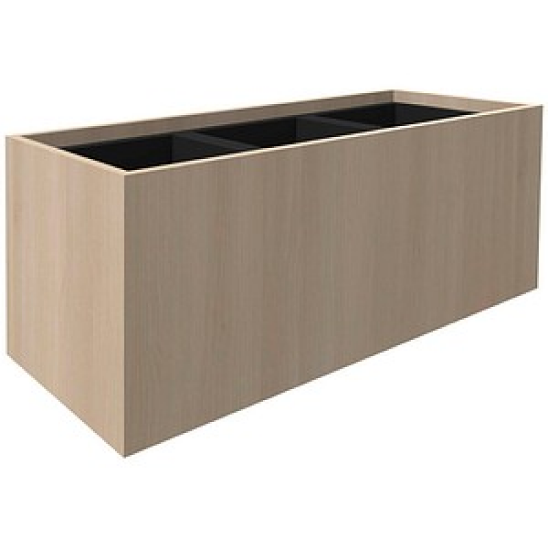 fm Pflanzkübel Plant Holz akazie rechteckig 106,2 x 40,0 cm, 1 St. – Bild 1 von 2