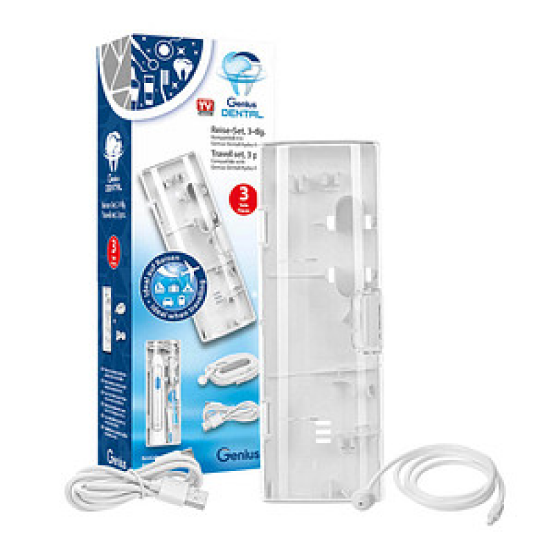 Genius Zahnbürsten-Etui Reise-Etui transparent – Bild 1 von 4