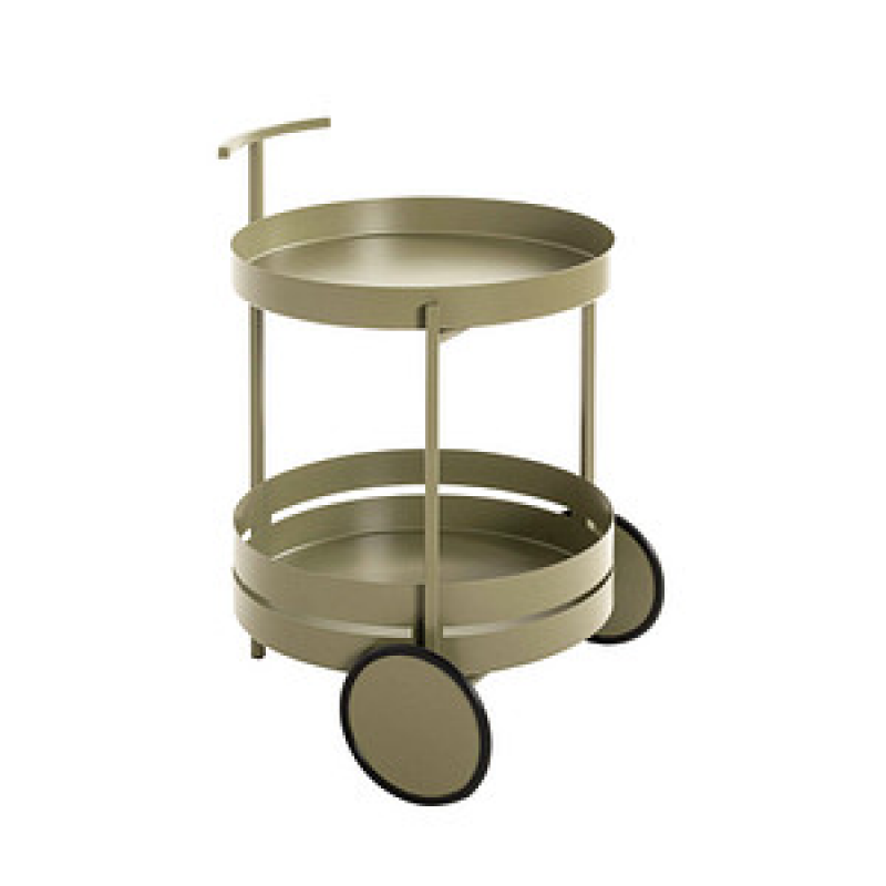 HAKU Möbel Servierwagen grün 42,0 x 42,0 x 62,0 cm – Bild 1 von 6