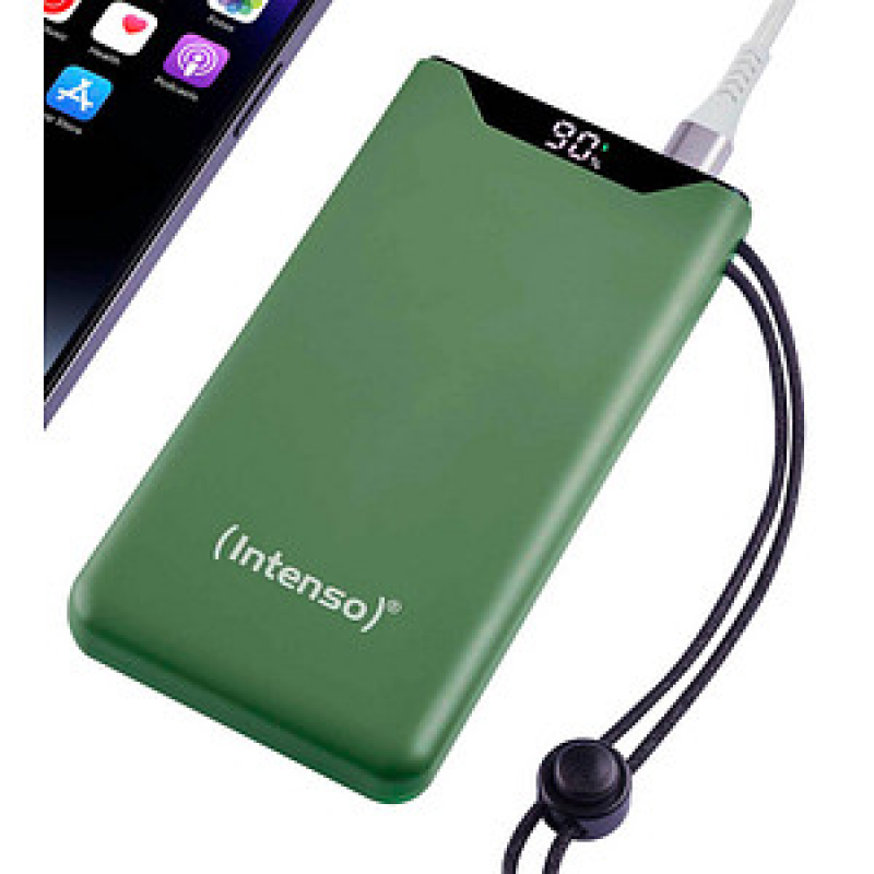 Intenso F10000 Powerbank 10.000 mAh grün – Bild 1 von 8