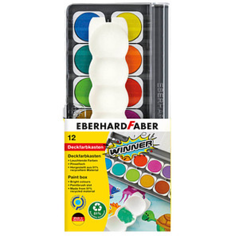 EBERHARD FABER Winner Wasserfarbkasten 12 Farben – Bild 1 von 5