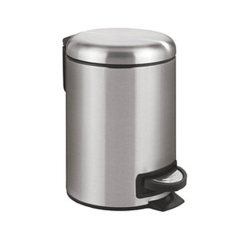 WENKO Leman Kosmetikeimer 3,0 l silber, 1 St. – Bild 1 von 2