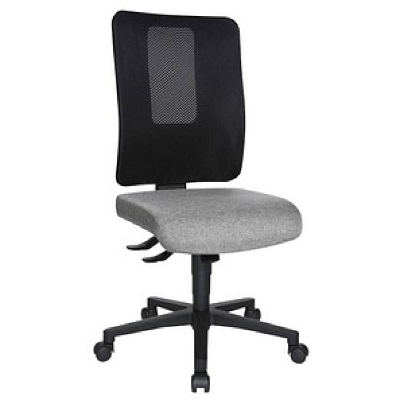 Topstar Bürostuhl Open X (N), OX1000 G230 Stoff grau, Gestell schwarz – Bild 1 von 4