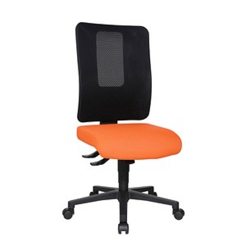 Topstar Bürostuhl Open X (N), OX1000 G040 Stoff orange, Gestell schwarz – Bild 1 von 7