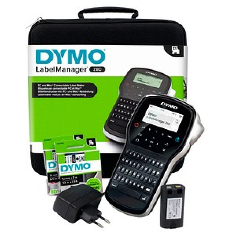 DYMO LabelManager 280 Set Beschriftungsgerät schwarz – Bild 1 von 11