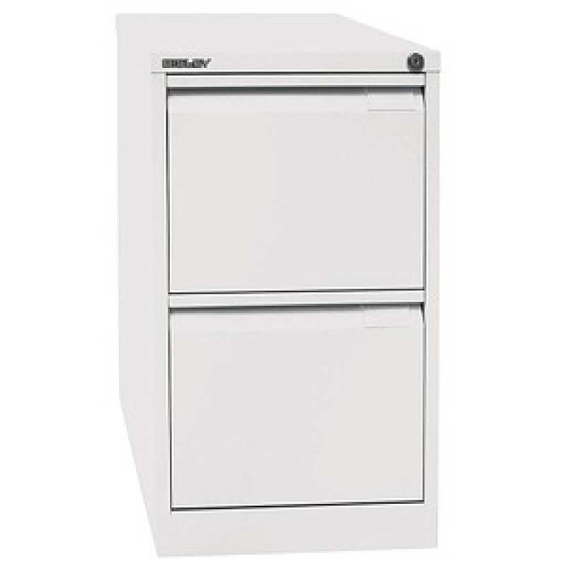 BISLEY Hängeregistraturschrank verkehrsweiß 2 Schubladen 41,3 x 62,2 x 71,1 cm, 1 St. – Bild 1 von 5
