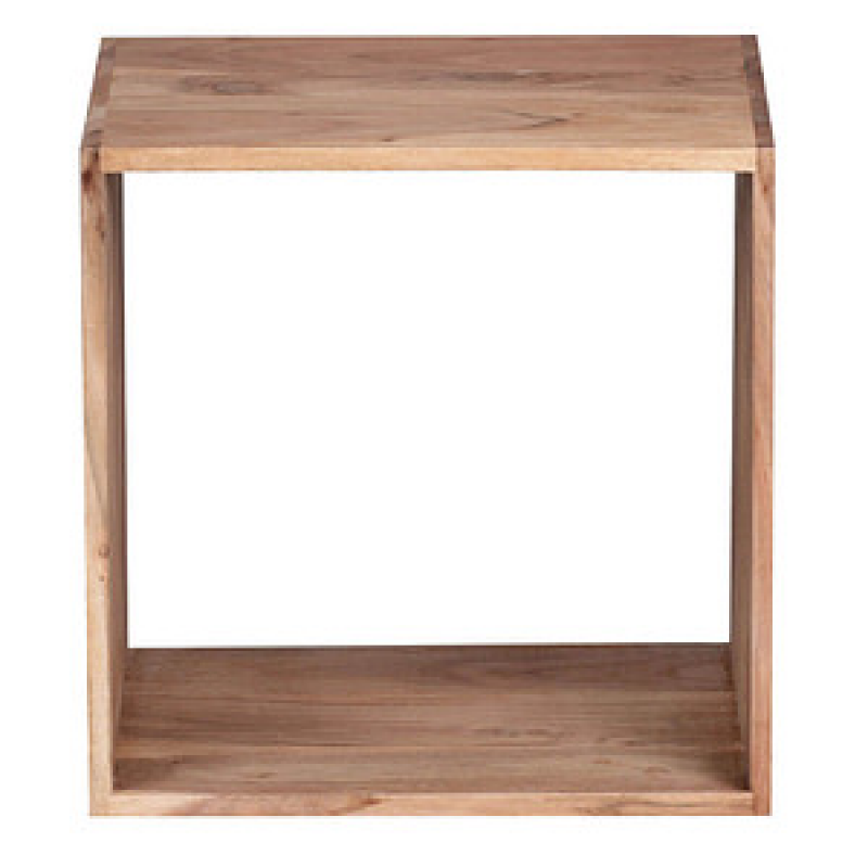 WOHNLING Beistellregal akazie 43,0 x 33,0 x 43,0 cm, 1 St. – Bild 1 von 6